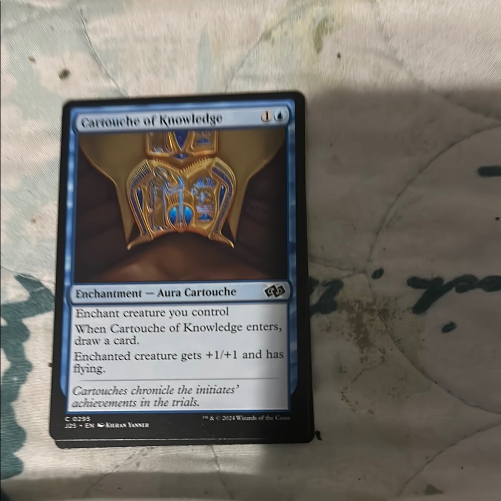 Magic Card - Blue and Gold Design